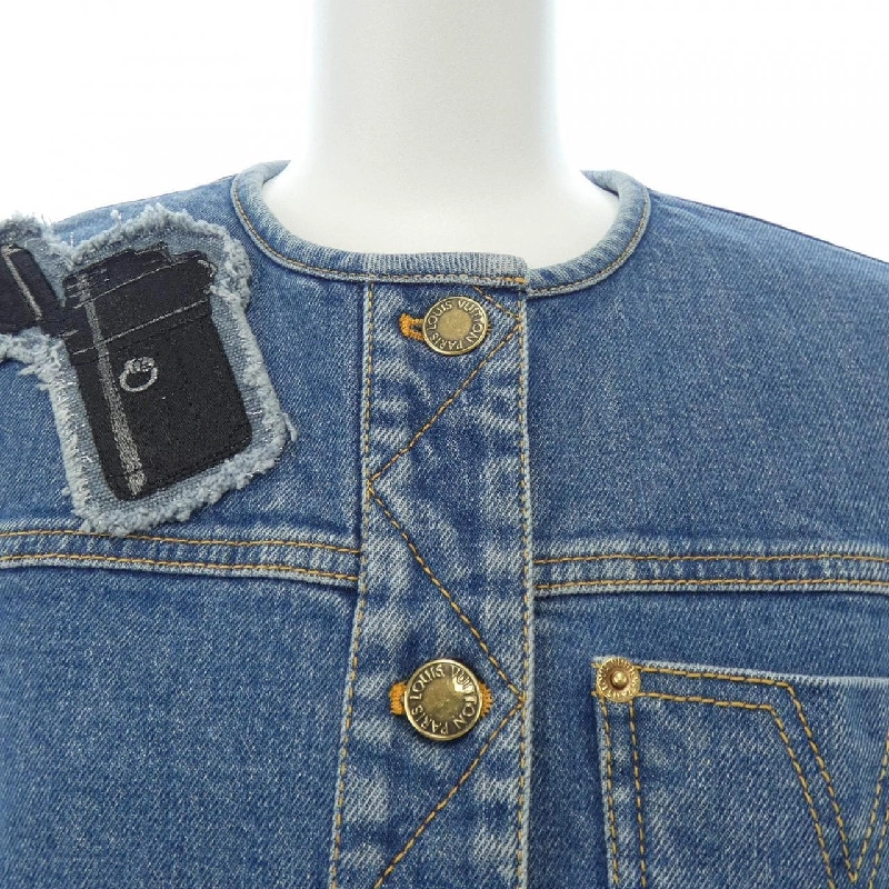 【Khuyến mãi】Áo khoác denim LOUIS VUITTON 638179