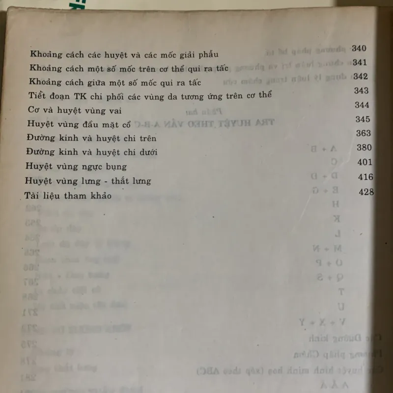 Hướng dẫn tra cứu châm cứu, Dương Trọng Hiếu, 430 trang, in năm 1996 936959