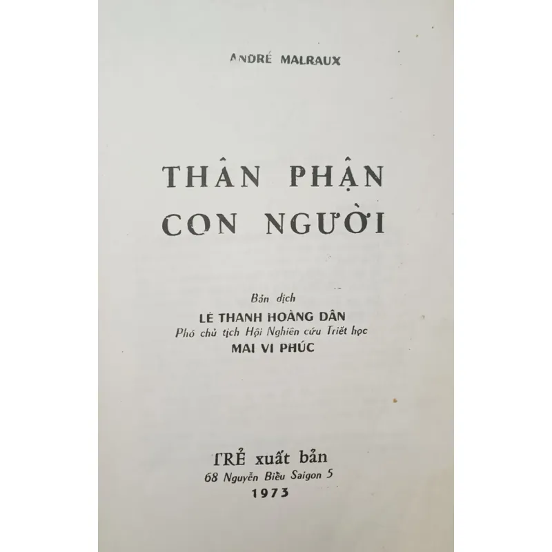Thân phận con người (Malraux) 614508
