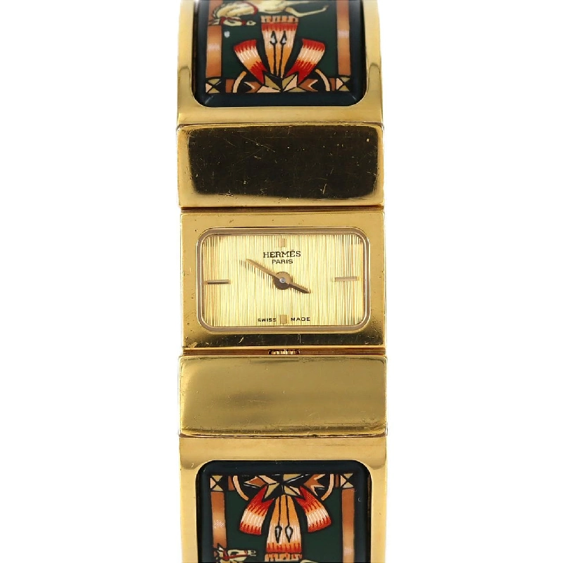 Hermès Roca Enamel GP LO1.201 GP Quartz - Hàng hiệu Authentic 876093