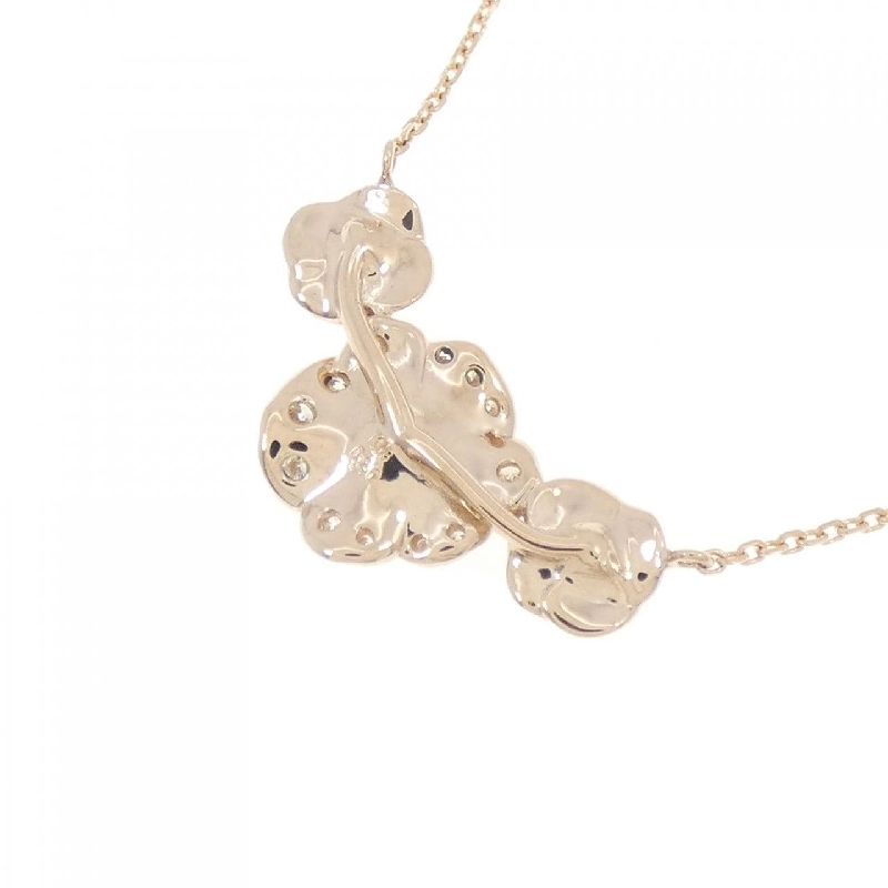 K18PG Vàng hồng Dây chuyền kim cương 0.20CT - Hàng hiệu Chính hãng 861627