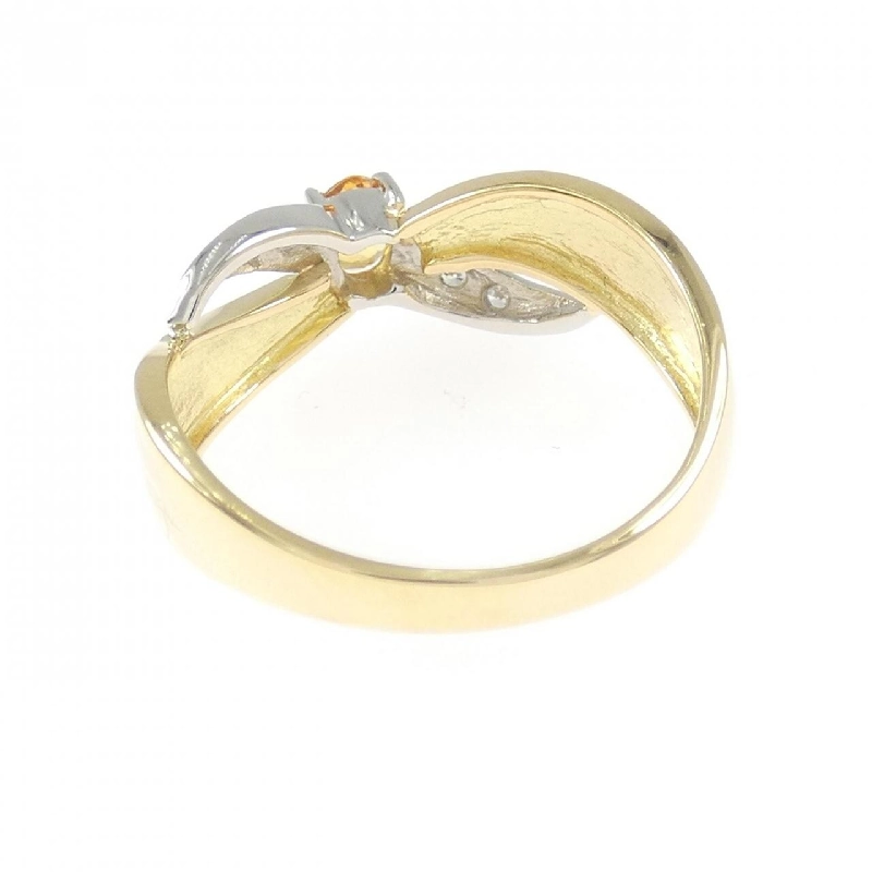 Nhẫn Citrine K18YG/PT900 - Hàng hiệu Authentic 849680