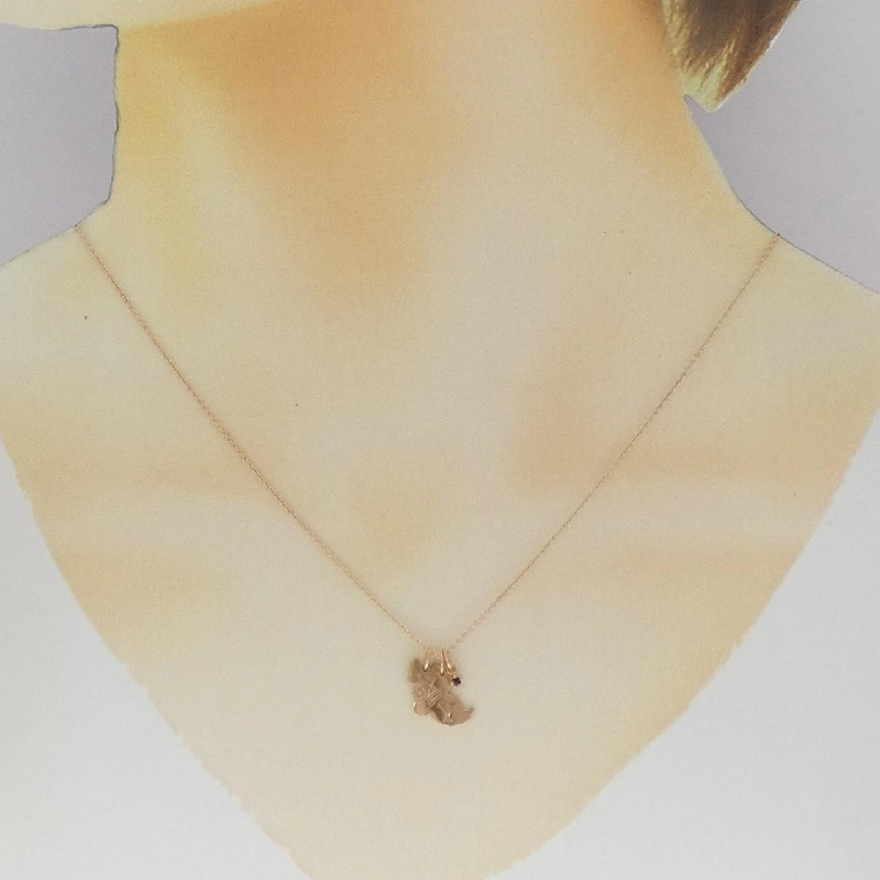 K10PG Garnet Necklace - Hàng hiệu Authentic 859752