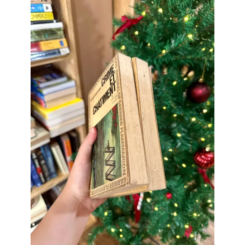 Crime And Punishment - Fyodor Dostoevsky (Trọn bộ 2 tập tiếng Pháp, in 1965) 736211