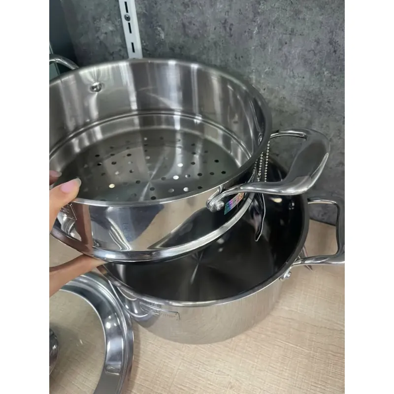 🥘 Bộ Nồi Inox 304 TRIPRO Kalite KL999 – Đẳng Cấp Bếp Hiện Đại, Bền Bỉ Cho Gia Đình 721018