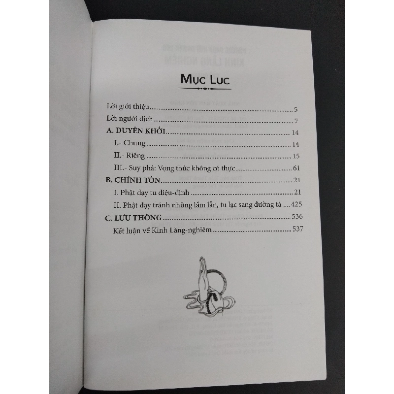 Phương pháp mới nghiên cứu Kinh Lăng Nghiêm mới 80% ố nhẹ tróc nhẹ gáy 2017 HCM2811 Tuệ Quang TÂM LINH - TÔN GIÁO - THIỀN 917581