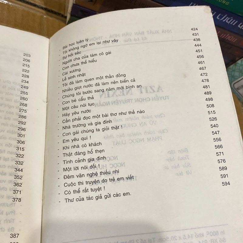 TUYỂN CHỌN TRUYỆN NGẮN AZIT NEXIN (XB 2001) 521630