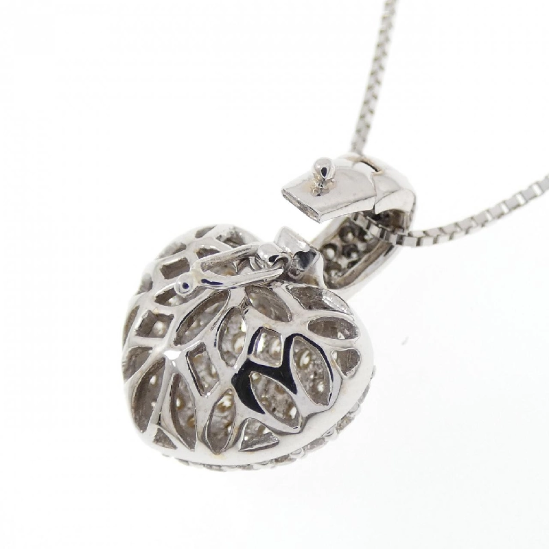 K18WG Dây chuyền kim cương hình trái tim 1.00CT - Hàng hiệu Chính hãng 865492