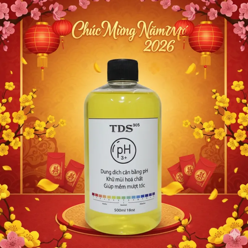 Khử kiềm tóc pH3+, giảm mùi hóa chất, bổ sung dưỡng chất TDS 500ml 759249