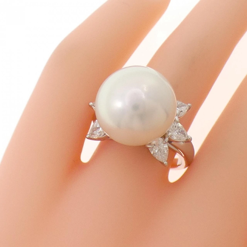 Nhẫn ngọc trai trắng PT900 13.7mm - Hàng hiệu Chính hãng 852809