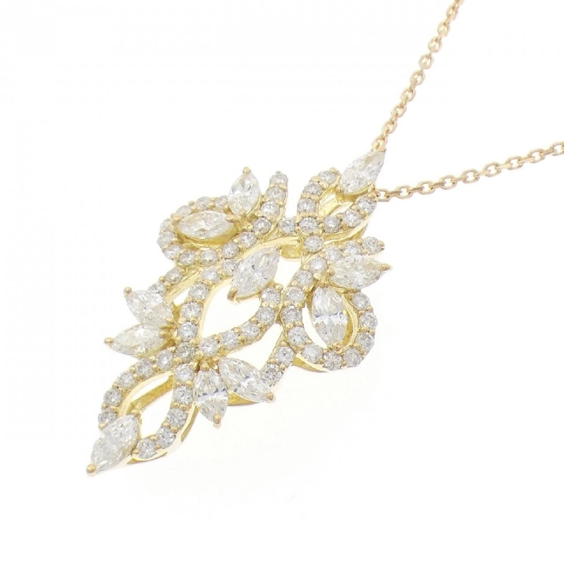 Dây chuyền kim cương K18YG 0.75CT - Hàng hiệu Authentic 858317