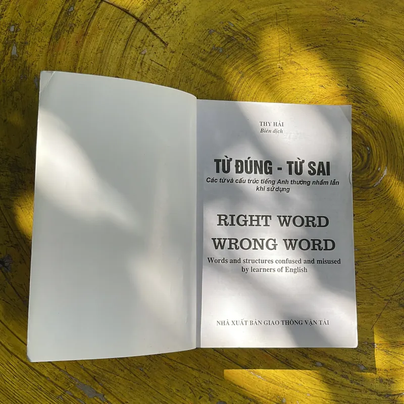 TỪ ĐÚNG & TỪ SAI RIGHT WORD WRONG- THY HẢI 696129