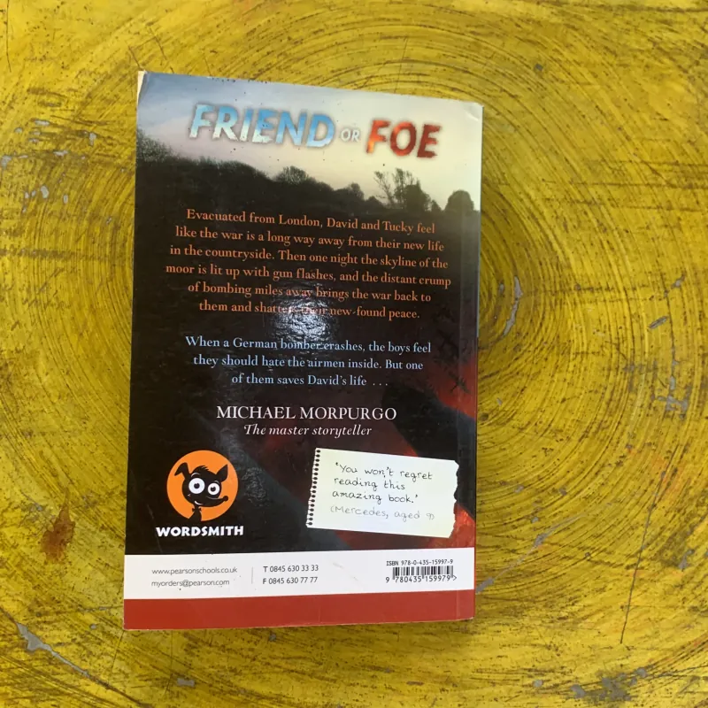 FRIEND OR FOE - MICHAEL MORRPURGO 1031248