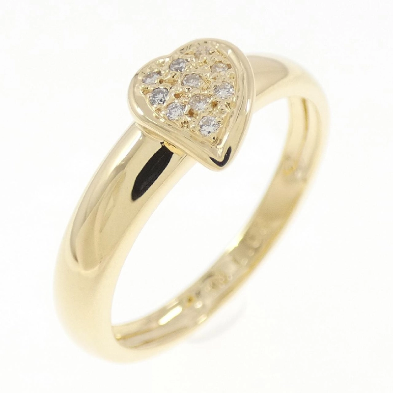 Nhẫn kim cương hình trái tim K18YG 0.05CT 668386