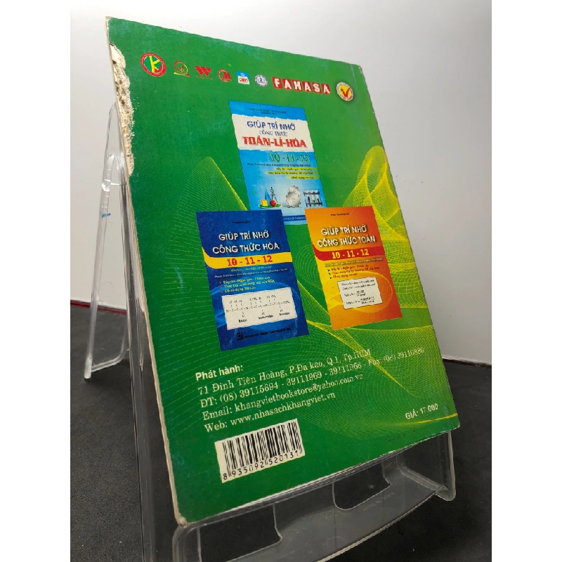 Giúp trí nhớ công thức lý 10 11 12 2012 mới 70% bẩn nhẹ rách góc Vũ Thanh Liêm HPB3108 GIÁO TRÌNH, CHUYÊN MÔN 271498