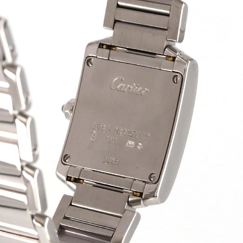 Cartier Tank Française SM WG W50012S3 WG Quartz - Hàng hiệu Authentic 873950