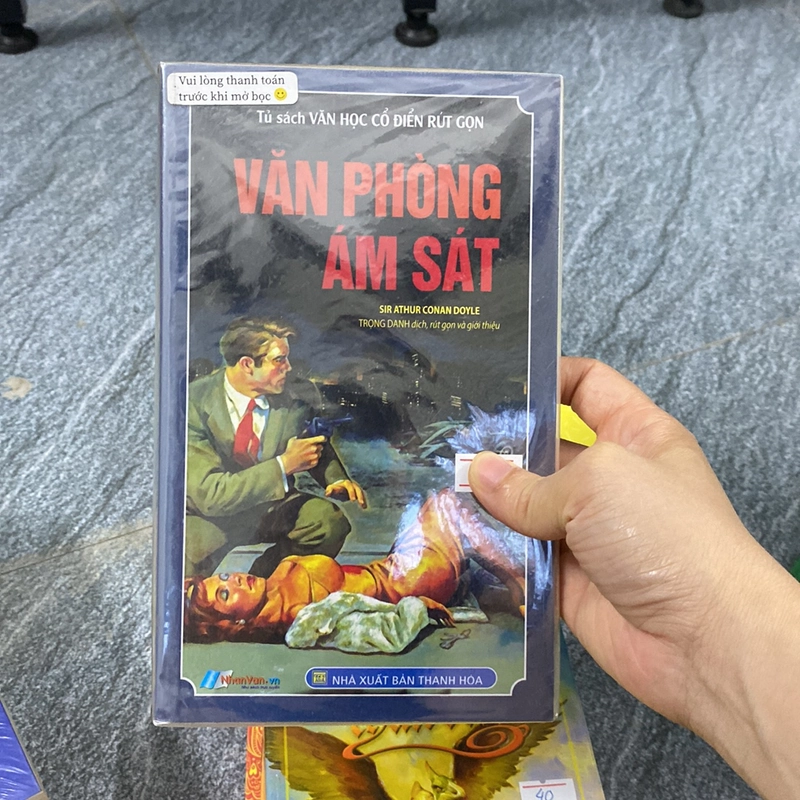 Sách tủ sách văn học cổ điển rút gọn văn phòng ám sát Sir athur conan doyle 529519