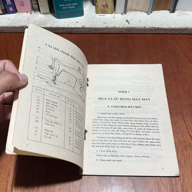 II Hướng Dẫn Sử Dụng Bảo Dưỡng Sửa Chữa Máy May Gia Đình - KS. Trần Tấn Tiếp - 1990 926879