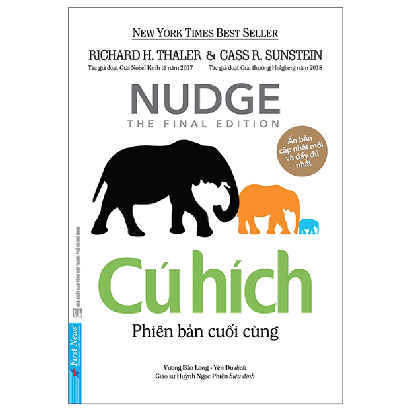 Cú Hích - Phiên Bản Cuối Cùng - Richard H. Thaler, Cass R. Sunstein (Mới 100%) Sách tư duy, kỹ năng sống, First News - SÁCH ĐẠI HỌC 492370