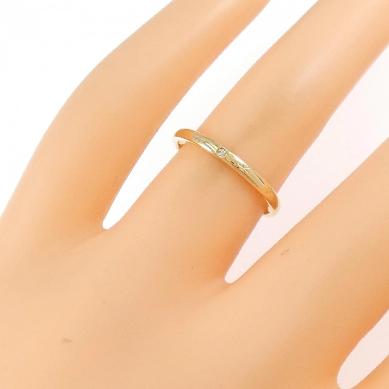 Nhẫn kim cương K18YG 668120