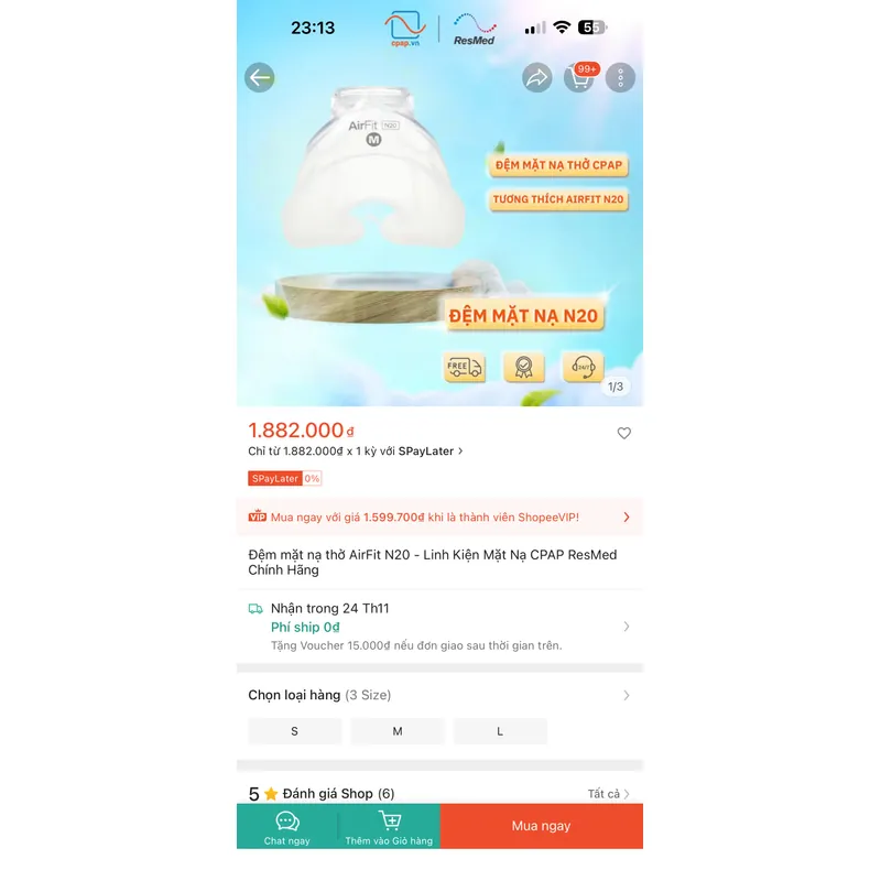 Máy Trợ Thở ResMed AirSense 10 Autoset 705084