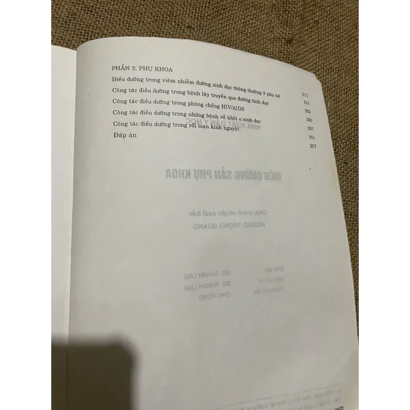 Điều dưỡng SÁN PHỤ KHOA, sách khổ lớn, sách y 570252