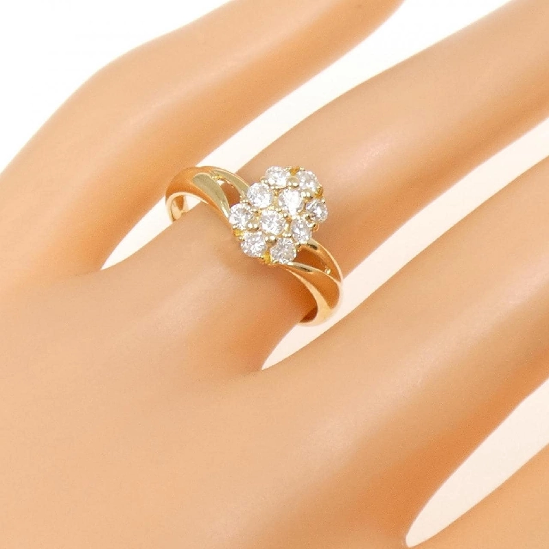 Nhẫn kim cương K18YG 0.50CT 669958