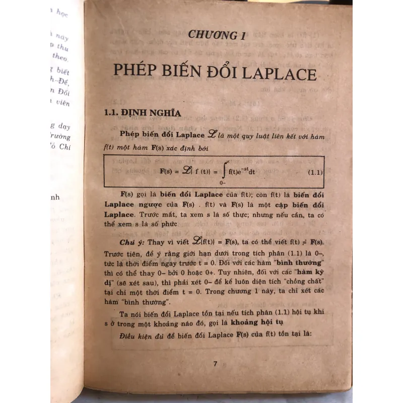 Phép biến đổi Laplace - Nguyễn Kim Đính 1025899