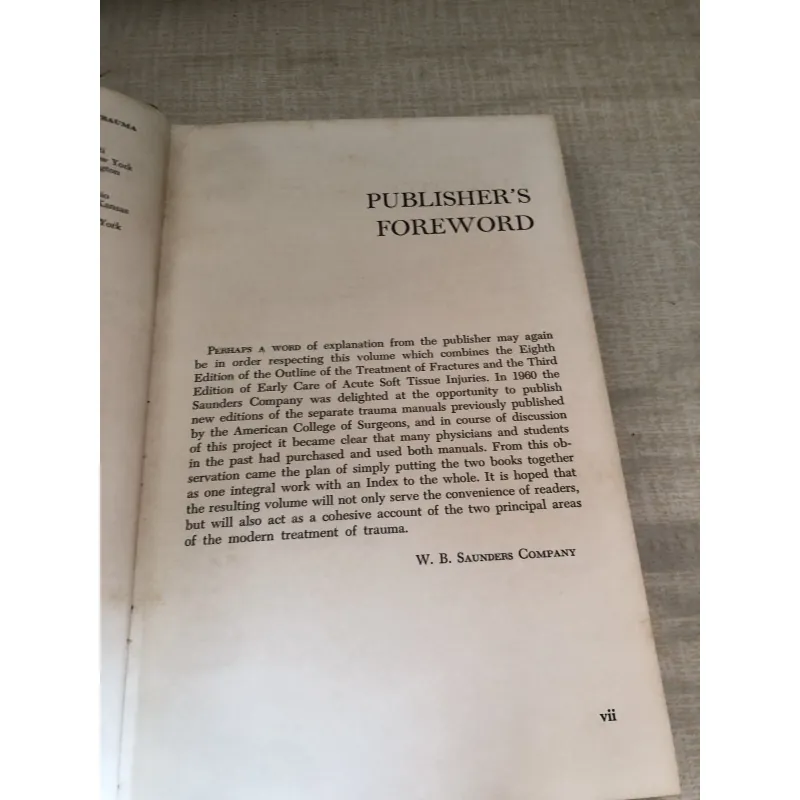 The Manegement of Fractures and Soft Tissue Injuries 1007174