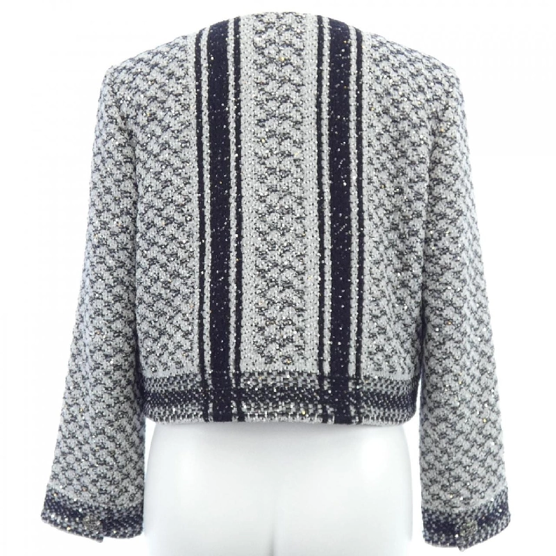 Áo khoác không cổ CHANEL P50631V37559 628895