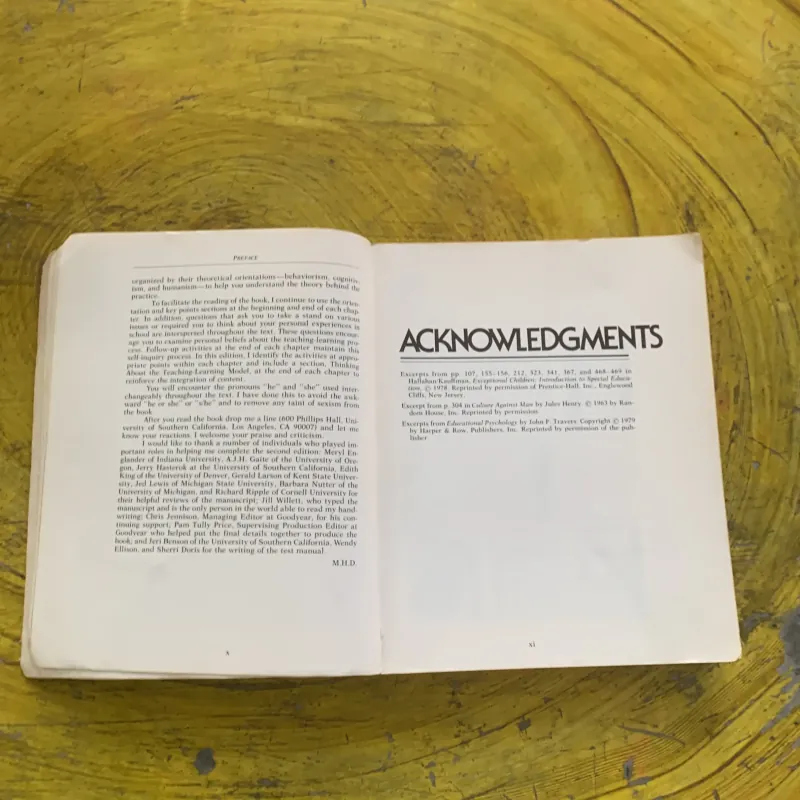 TEACHING FOR LEARNING: APPLYING EDUCATIONAL PSYCHOLOGY IN THE CLASSROOM- MYRON H. DEMBO 958584