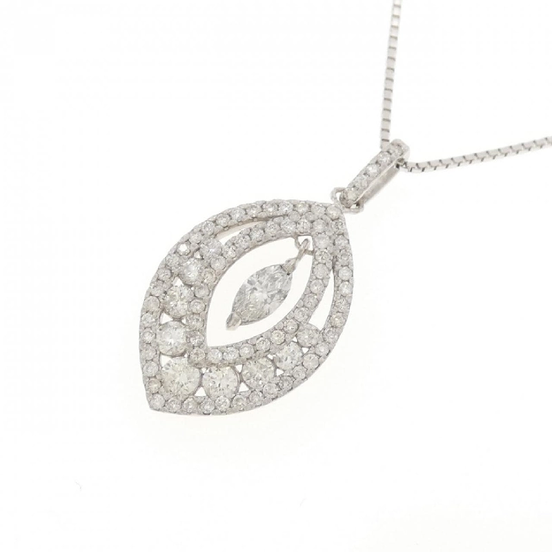 K18WG Dây chuyền kim cương 0.183CT - Hàng hiệu Chính hãng 861184