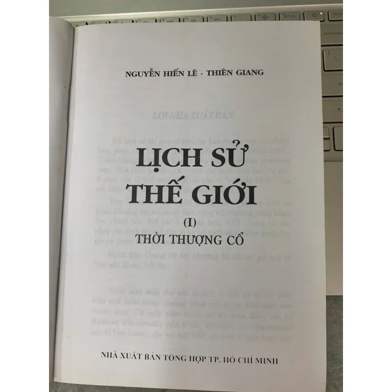 LỊCH SỬ THẾ GIỚI - NGUYỄN HIẾN LÊ & THIÊN GIANG 731001