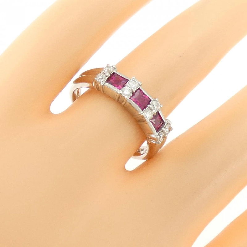 Nhẫn ruby PT900 0.50CT 665424