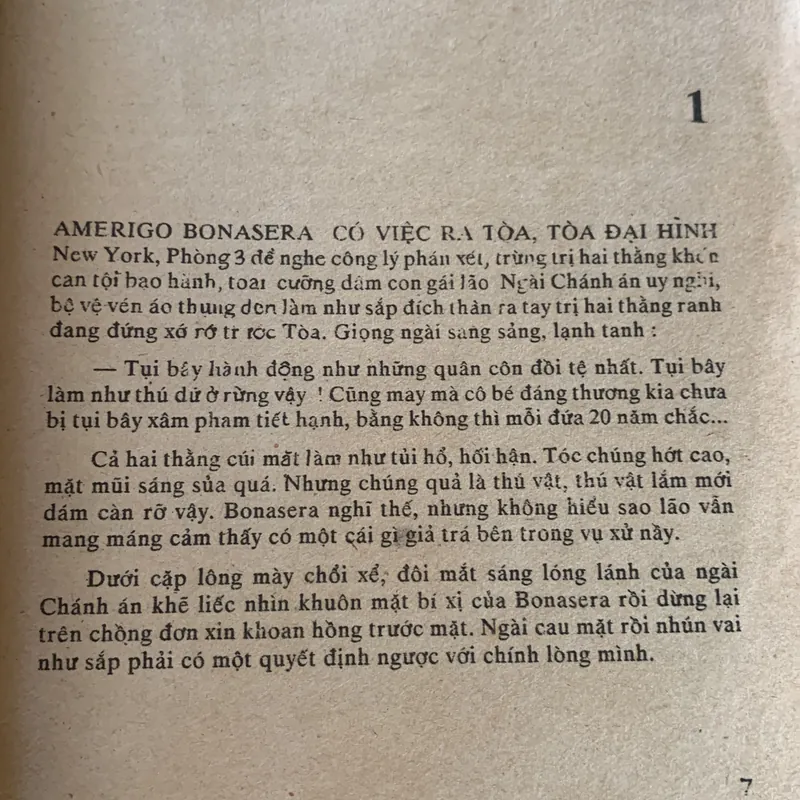 Bố già - THE GODFATHER - MARIO PUZO, Ngọc Thứ Lang dịch 707644