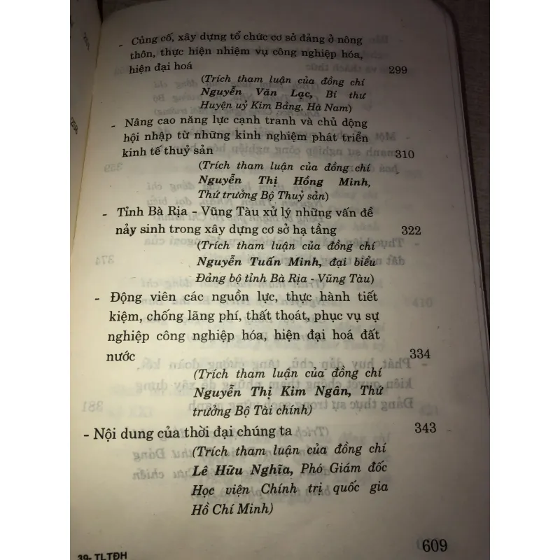 Tham luận tại đại hội đại biểu toàn quốc lần thứ IX 996405