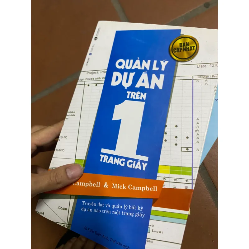 Sách quản lý dự án trên 1 trang giấy 308287