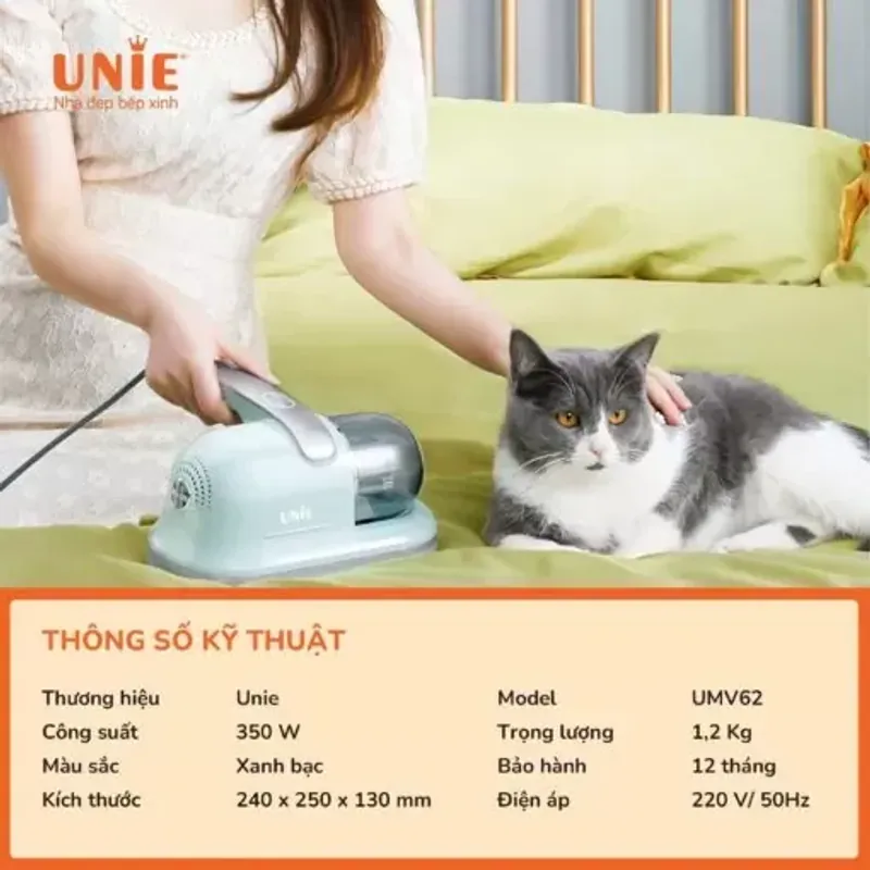 UNIE UMV62 – Máy hút bụi chuyên sâu cho chăn đệm, sofa 785723