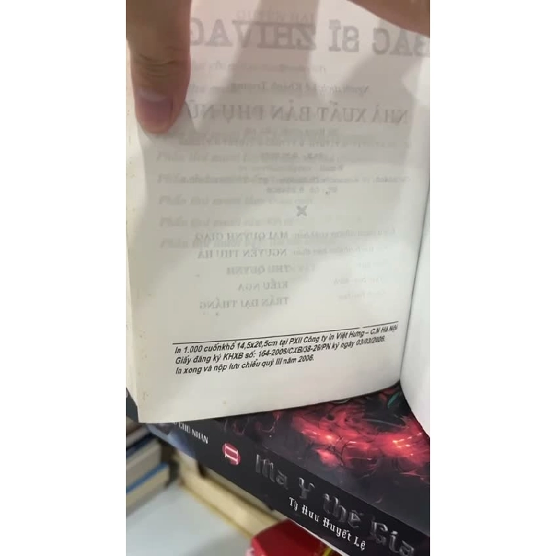 Bác Sĩ Zhivago - Boris Pasternak - BT 1025255