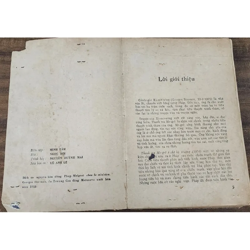 Truyện trinh thám hình sự Pháp của nhà văn G. Simenon: THANH TRA MAIGRET Ở CHỖ BỘ TRƯỞNG 715357