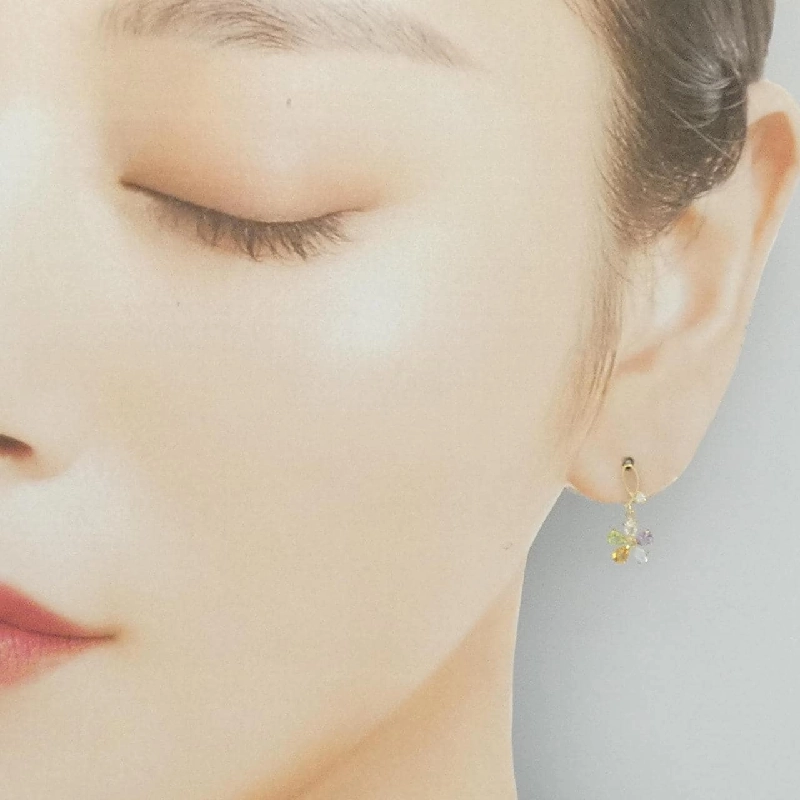 K10YG Hoa Tai Đá Màu - Hàng hiệu Chính hãng 868539