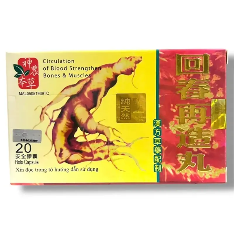 Viên uống đau nhức xương khớp Nhân Sâm Hồi Xuân Tái Tạo Hoàn - Loại 20 Viên 800920