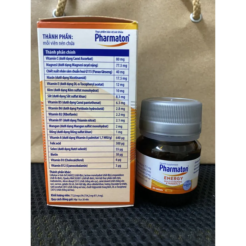 Thực phẩm bổ sung Vitamin và khoáng chất có chứa Nhân sâm (Đức) giá gốc 249k giảm 40% 800102