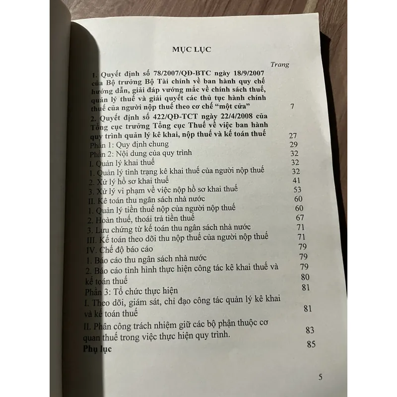 QUY TRÌNH KÊ KHAI, NỘP THUẾ VÀ KẾ TOÁN THUẾ 591946