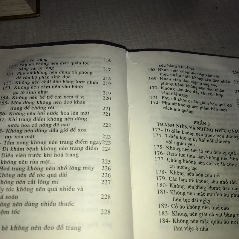 500 điều cấm kỵ trong cuộc sống hiện đại 780249