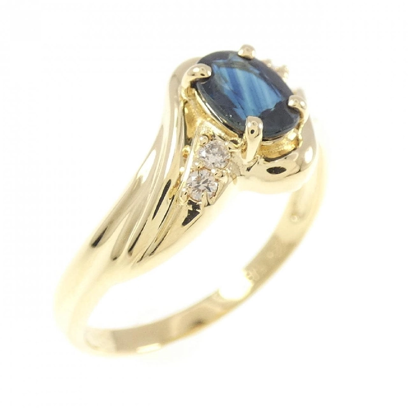 Nhẫn Sapphire K18YG 0.58CT 667673