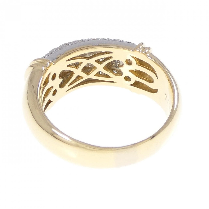 Nhẫn kim cương K18YG/PT900 0.70CT 665432