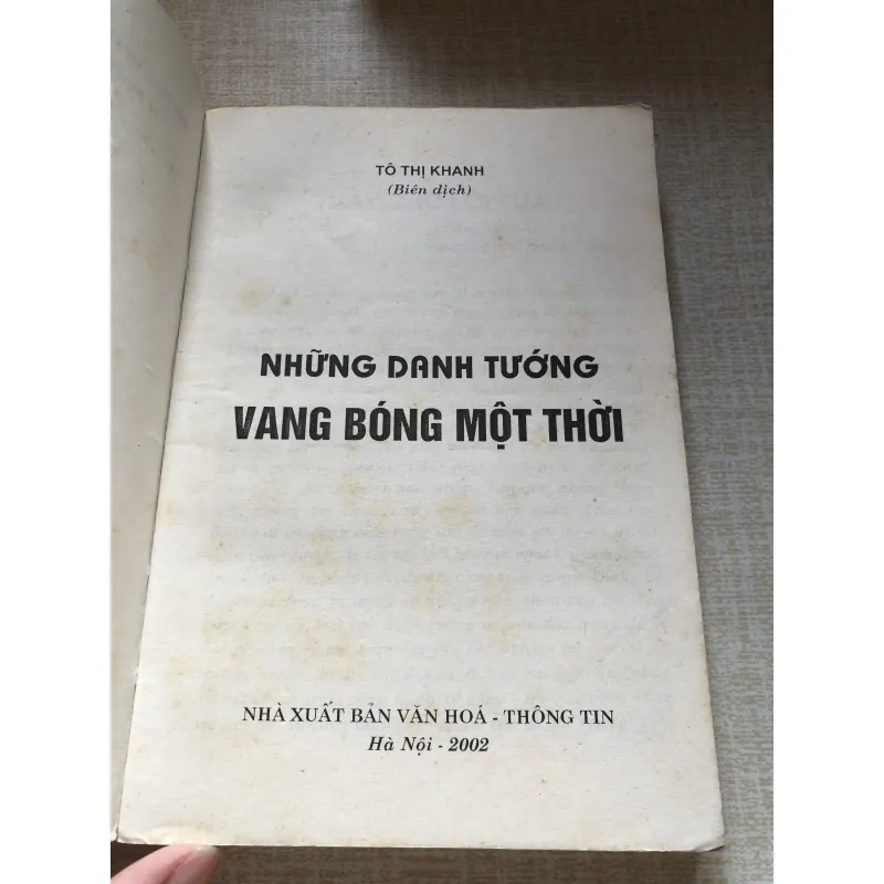 Những danh tướng vang bóng một thời-Tô Thị Khang 961368
