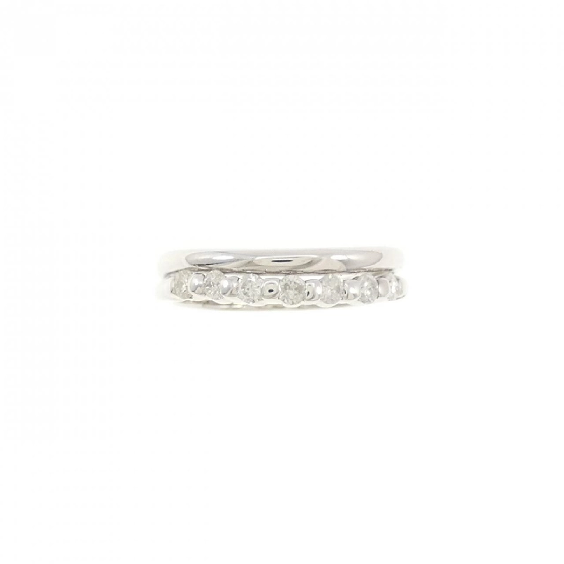 Nhẫn kim cương K14WG 0.10CT 672117