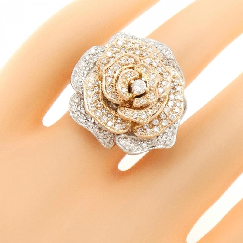 Nhẫn kim cương 0.96CT K18PG/K18WG - Hàng hiệu Chính hãng 855762